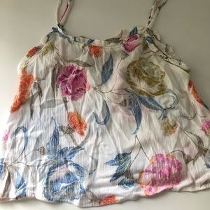 O’Neill girls size large floral tank